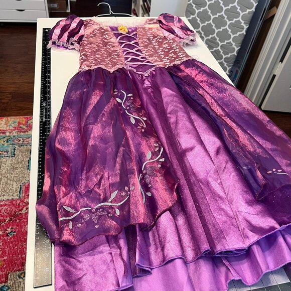 DISNEY Parks Authentic Tangled Rapunzel Deluxe Princess Dress (Girls XL 11/12) - Picture 6 of 7